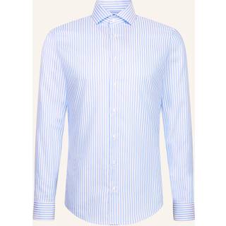 Seidensticker Herren Hemd blau gestreift Slim Fit