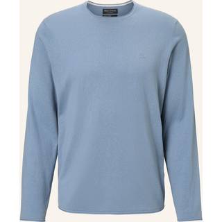 Marc O'Polo Herren Pullover blau unifarben