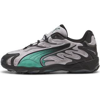PUMA Inhale Distressed Sneakers Unisex, Shoes, Vibrant Silver/Vibrant Green, 38