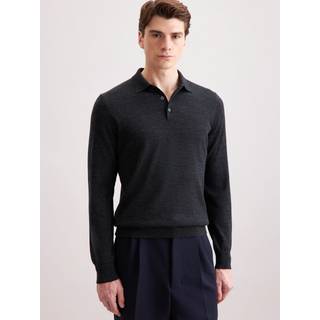 Seidensticker Herren Pullover grau unifarben