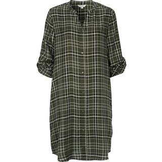 Vævet skjortekjole med lommer