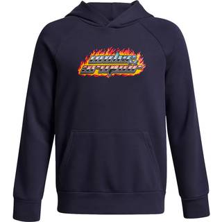 Sweatshirt med hætte Under Armour UA Rival Flc Flamin Wdmrk HD 6003781-403 Størrelse L