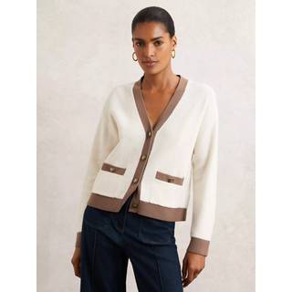 Reiss Reiss Olli Uld Cardigan i Ensfarvet