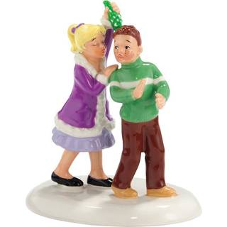 Afdeling 56 Snow Village A Mistletoe Surprise tilbeh?r Figur 3,35 tommer