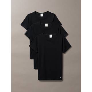3 Pack Lounge T-shirts - 100% Cotton - Black - S