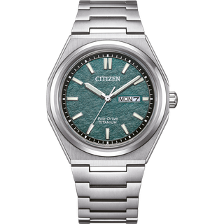 Citizen AW0130-85XC Eco-Drive Herren-Solaruhr Titan Petrol
