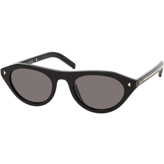 Prada Kvinde PR B15S 16K731 Solbriller Acetat Sort Grå Geometrisk Normal