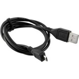 Coast USB-A 2.0 til Micro USB ladekabel til eks A22R / A25R / HP5R / HP7R sort, 1m