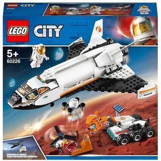 Lego City Space Mars Research Shuttle 60226 Space Shuttle Toy Building Kit med Mars Rover og Astronaut Minifigures Top Stem Toy for Boys and Girl