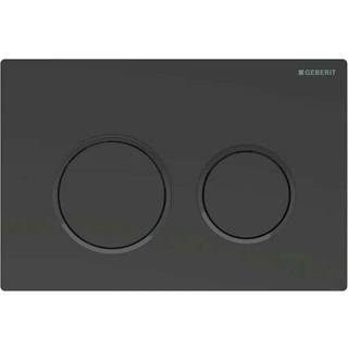 Geberit Omega20 betjeningsplade duo, sort