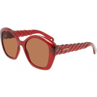 Lanvin LNV628S 601 54 Solbriller Mænd Rød - Transparent Deep Red - 54mm