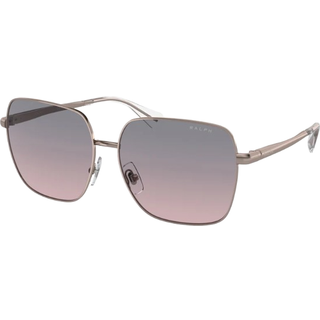 Ralph Lauren Kvinde RA4142 942768 Solbriller Metal Guld Brun Firkantet Normal Skygge