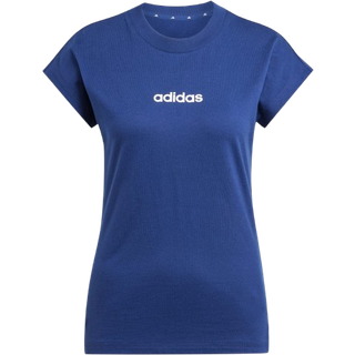 Essentials Linear Cotton T-shirt - Dark Blue / White - S