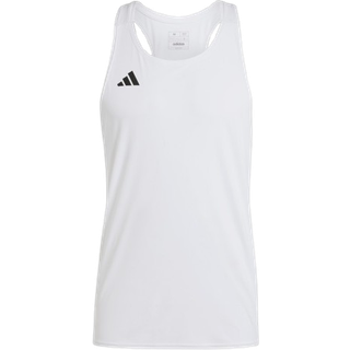 adidas Adizero E Singlet Str. L - Letvægts løbetrøje til mænd, optimal åndbarhed og komfort