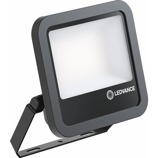 Ledvance LED Projektør Aluminium Sort 69W 9150lm 100D - 830 Varm Hvid | IP66 - Symmetrisk