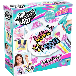 Airbrush Art Fashion Design Kit – sæt til at designe tøj og accessories