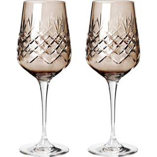 Rødvinsglas 45 cl - Frederik Bagger - Crispy Monsieur Copal, Brun - 2 stk. - Vinglas - Tilbud
