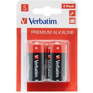 Verbatim Alkaline C/LR14 2 stk pakning