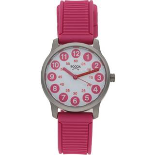 Boccia 3373-03 Kinderarmbanduhr Titan Pink/Weiß