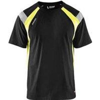 Blåkläder 333210309933L T-shirt sort/høj synlighed gul Stl L
