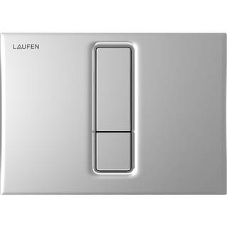 LAUFEN LIS AW101 betjeningsplade Duo - Krom