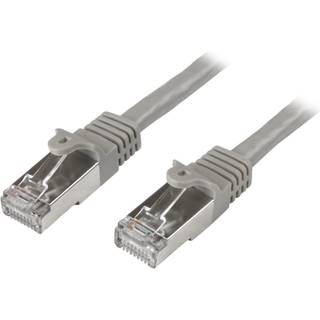 StarTech.com 50cm CAT6 Ethernet Cable, 10 Gigabit Shielded Snagless RJ45 100W PoE Patch Cord, CAT 6 10GbE SFTP Network Cable w/Strain Relief, Grey, Fluke Tested/Wiring is UL Certified/TIA - Category 6 - 26AWG (N6SPAT50CMGR) CAT 6 Kabel med afskærmning med --> På fjernlager, levevering hos dig 01-08-2026
