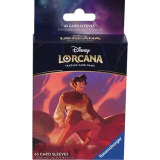 Disney Lorcana Shimmering Skies Card Sleeve Plastlomme Aladdin 65-pak