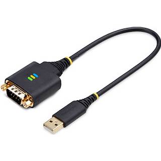 StarTech.com 1ft (30cm) USB to Serial Adapter Cable, COM Retention, RS232 USB / serielkabel 30.5cm Sort --> På fjernlager, levevering hos dig 25-07-2026