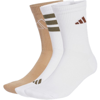 Logo sokker, 3 par - White / Olive Strata / Warm Sandstone - 40-42