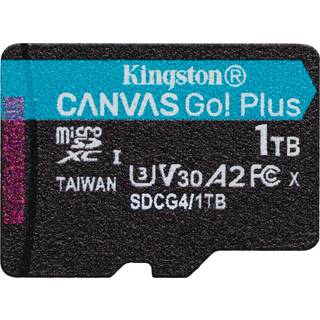 KINGSTON 1TB microSDXC Canvas Go Plus Gen4 200R A2 U3 Single Pack w/o ADP