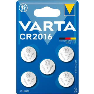 VARTA knapcellebatteri CR2016 5 stk