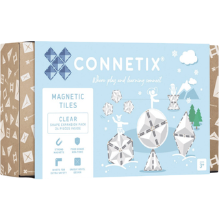 Connetix Byggesæt Clear Shape Udvidelsessæt 24 Dele