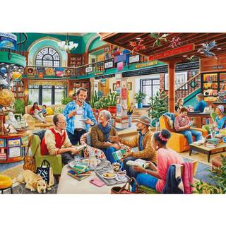 Ravensburger Drej siden Bookclub 1000 Piece Jigsaw -puslespil for voksne | Unikke stykker | Anti-bl?ndingsoverflade | FSC-certificeret milj?venli