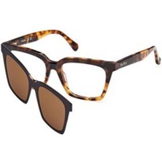 Max Mara Kvinde MM5213 052 Optiske stel Acetat Havana Cat Eye Normal
