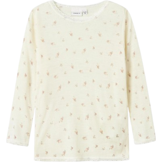 NAME IT Langærmet Uld Bluse Wang Snow White