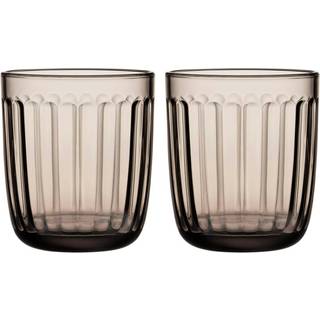 Iittala Drikke 26 Cl 2-pak Hørfarvet - Drikkeglas Glas Linen - 1051124