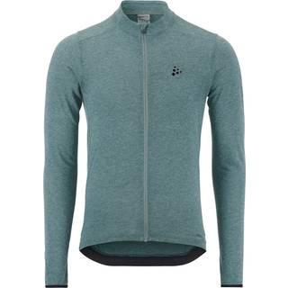 Craft Core Bike Essence Wool L/S Jersey Cykeljersey Herrer størrelse L farve turkis