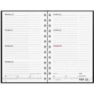 Mayland Mini Planner ugekalender sort vinyl 2026