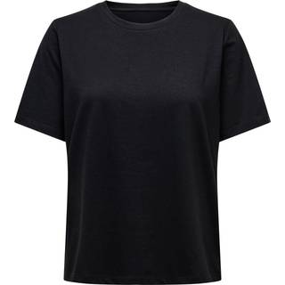 Only Kortærmet T-shirt, Black, XL