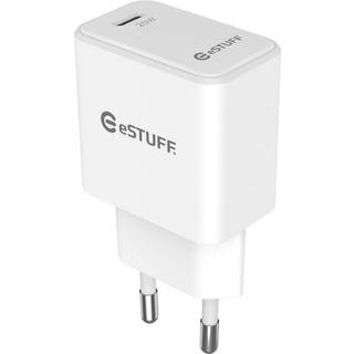 eSTUFF USB-C Charger EU PD 20W. 1 x