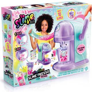 Kanalleget?j s? slim slankicious SlimesPresso -maskine; Bryg en cuppa stretchy slim; Blanding af slim har aldrig b?nne s? sjovt; Bare h?ld og bla