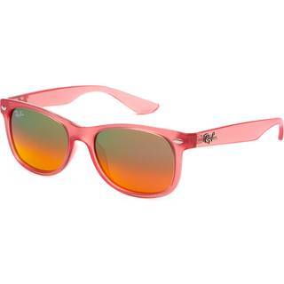 Ray - Ban Børn RJ9052S JUNIOR NEW WAYFARER 7145A8 Solbriller Injiceret Rød Orange Firkantet Normal