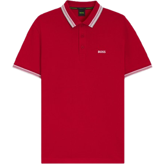 BOSS Green Herren Polo-Shirt rot