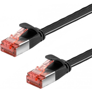 CAT FLAT 6-0500 U/FTP PIMF BLACK 5.0m