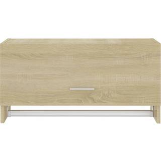 garderobe 70x32,5x35 cm konstrueret træ sonoma-eg