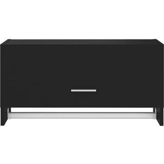 Garderobe 70X32,5X35 Cm Konstrueret Træ - Sort