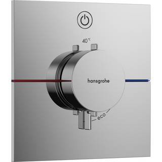 Hansgrohe ShowerSelect Comfort E Termostatarmatur til indbygning med afspærring til 1 udtag krom