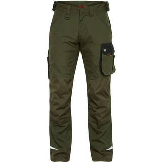 ENGEL Galaxy arbejdsbukser Forest Green/Sort 2810-254 80