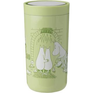 Stelton To Go Click Moomin Krus 0,2 L Moomin Home - Termokopper Rustfrit Stål Grøn - 1370-17