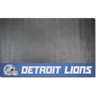 Fanmats 12184 Detroit Lions Vinyl Grill Mat - 26in. x 42in. - Deck Patio Protective Mat | Olieflamme og UV -resistent